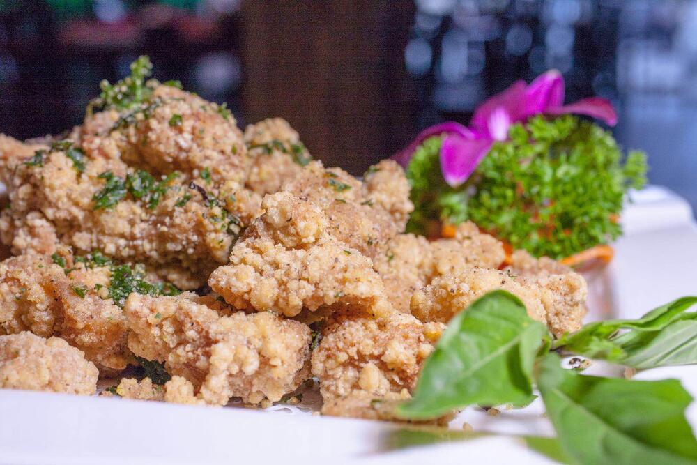 Basil Chicken Karaage