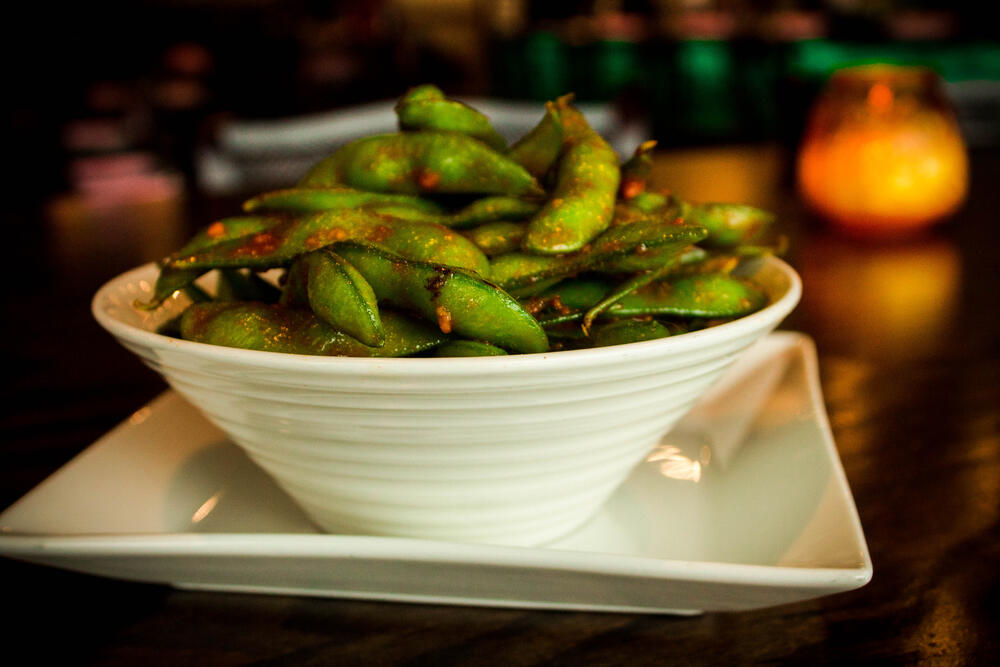 Garlic Edamame
